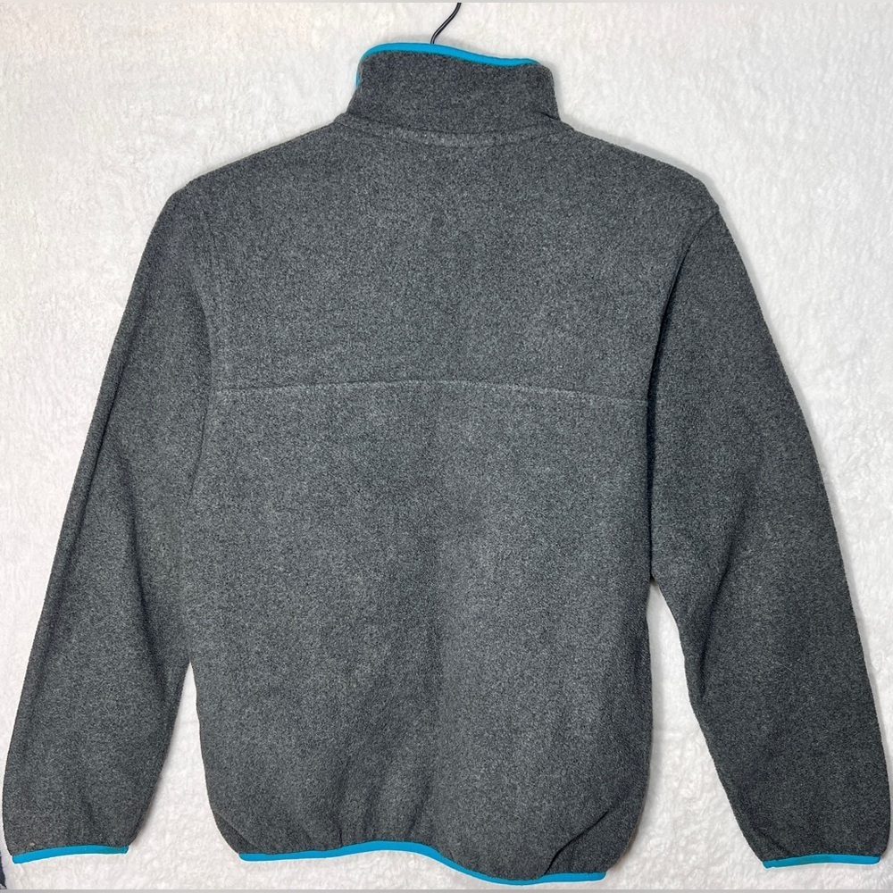 Patagonia Synchilla Grey Sweater with Teal Details - Picture 2 of 5